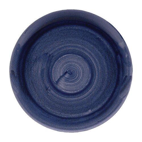 Churchill Talerz płytki Ø288 mm, z porcelany, okrągły, Churchill Stonecast Patina Cobalt Blue FC167 (12 szt.)