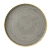 Churchill Talerz płytki z wysokim rantem Ø260 mm, z porcelany, okrągły, Churchill Stonecast Grey FC163 (6 szt.)