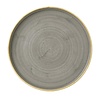 Churchill Talerz płytki z wysokim rantem Ø210 mm, z porcelany, okrągły, Churchill Stonecast Grey FC164 (6 szt.)