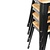 Bolero Niski taboret barowy z drewnianym siedziskiem 455 mm, Bolero GM635, czarny (4 szt.)