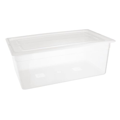 Nisbets Essentials Pojemnik GN 1/1, 200 mm, 25.6L z polipropylenu, Nisbets Essentials FA822 Nisbets Essentials Pojemnik GN 1/1, 200 mm, 25.6L z polipropylenu, Nisbets Essentials FA822