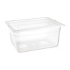 Nisbets Essentials Pojemnik GN 1/2, 150 mm, 8.9L z polipropylenu, Nisbets Essentials FA824