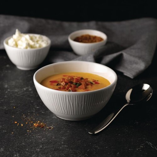 Churchill Miseczka do dipów z porcelany 113 ml, Churchill Bamboo FA637 biała (12 szt.)