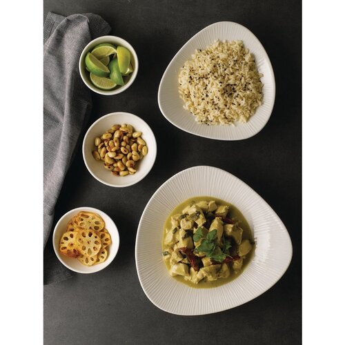 Churchill Miseczka do dipów z porcelany 113 ml, Churchill Bamboo FA637 biała (12 szt.)