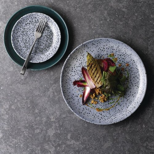 Churchill Miska z porcelany Ø248 mm, Churchill Stonecast Patina Rustic Teal FA592, zielona (12 szt.)