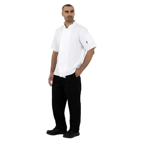 Whites Chefs Clothing Koszula kucharska z krótkim rękawem unisex Whites Chefs Clothing Boston SA821 rozmiar: 36 biała Whites Chefs Clothing Koszula kucharska z krótkim rękawem unisex Whites Chefs Clothing Boston SA821 rozmiar: 36 biała