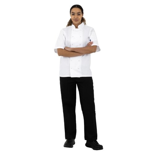 Whites Chefs Clothing Koszula kucharska z krótkim rękawem unisex Whites Chefs Clothing Boston SA821 rozmiar: 36 biała Whites Chefs Clothing Koszula kucharska z krótkim rękawem unisex Whites Chefs Clothing Boston SA821 rozmiar: 36 biała