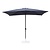 Bolero Parasol ogrodowy kwadratowy 2000x2000x(h)2570 mm, Bolero Sevilla FU506, niebieski