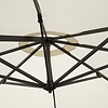Bolero Parasol ogrodowy okrągły Ø3500x(h)2650 mm, Bolero Venice FU507, kremowy