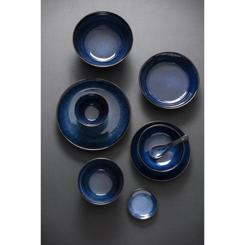 Olympia Salaterka 450 ml, Ø158x(h)50 mm, Olympia Luna Midnight Blue DZ772, niebieska (6 szt.)