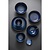 Olympia Salaterka 450 ml, Ø158x(h)50 mm, Olympia Luna Midnight Blue DZ772, niebieska (6 szt.)