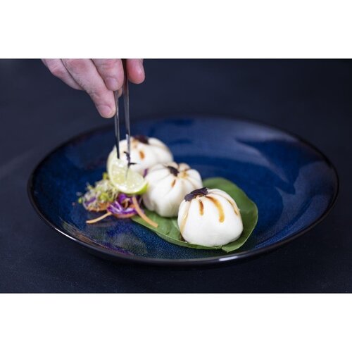 Olympia Talerz płytki Ø205 mm, z kamionki, okrągły, Olympia Luna Midnight Blue DZ779 (4 szt.) Olympia Talerz płytki Ø205 mm, z kamionki, okrągły, Olympia Luna Midnight Blue DZ779 (4 szt.)