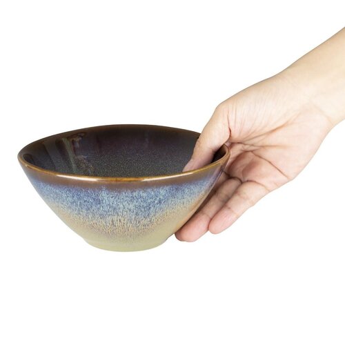 Olympia Miska z porcelany 460 ml, Ø150 mm, Olympia DZ699, niebieska (6 szt.)