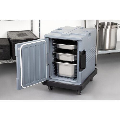 Vogue Wózek transportowy do pojemników termoizolacyjnych Vogue DX994, czarny