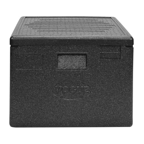 Vogue Pojemnik termoizolacyjny do tac cukierniczych 81L, ładowany od góry 690x490x(h)369 mm, Vogue DX989 Vogue Pojemnik termoizolacyjny do tac cukierniczych 81L, ładowany od góry 690x490x(h)369 mm, Vogue DX989