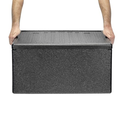 Vogue Pojemnik termoizolacyjny do tac cukierniczych 81L, ładowany od góry 690x490x(h)369 mm, Vogue DX989 Vogue Pojemnik termoizolacyjny do tac cukierniczych 81L, ładowany od góry 690x490x(h)369 mm, Vogue DX989