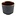 Churchill Miska z porcelany 312 ml, Ø95x(h)81 mm, Churchill Super Vitrified Tokyo Black Kochi DX852, czarna (12 szt.)