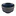 Churchill Miseczka do dipów z porcelany 57 ml, Churchill Tokyo Black DX850 niebieska (12 szt.)
