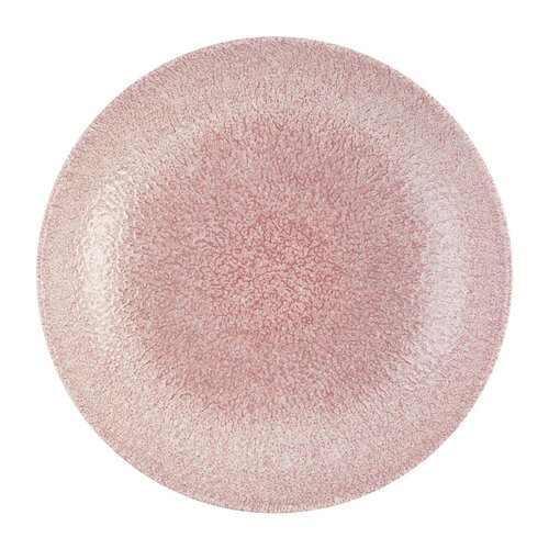 Churchill Miska z porcelany Ø248x(h)36 mm, Churchill Super Vitrified Raku Pink Quartz DX840, różowa (12 szt.)