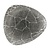 Churchill Talerz płytki 229 mm, z porcelany, trójkątny, Churchill Super Vitrified Kintsugi Reverse Quartz Black Lotus DX811 (12 szt.)
