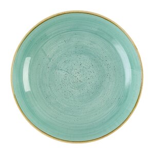 Churchill Miska z porcelany Ø184x(h)30 mm, Churchill Super Vitrified Stonecast Mint DX788, zielona (12 szt.) Churchill Miska z porcelany Ø184x(h)30 mm, Churchill Super Vitrified Stonecast Mint DX788, zielona (12 szt.)