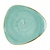 Churchill Talerz płytki 229 mm, z porcelany, trójkątny, Churchill Super Vitrified Stonecast Mint DX789 (12 szt.)