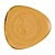 Churchill Talerz płytki 229 mm, z porcelany, trójkątny, Churchill Super Vitrified Stonecast Tangerine DX778 (12 szt.)