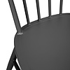 Bolero Krzesło kawiarniane 880 mm, do użytku zewnętrznego i wewnętrznego, Bolero Windsor DX686, czarne (4 szt.)