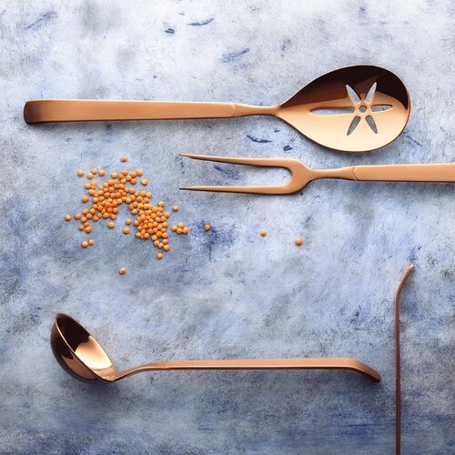 Amefa Chochla kuchenna do zupy 370 mm ze stali nierdzewnej, Amefa Buffet DX642, miedź (6 szt.) Amefa Chochla kuchenna do zupy 370 mm ze stali nierdzewnej, Amefa Buffet DX642, miedź (6 szt.)