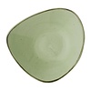 Churchill Talerz głęboki 235 mm, z porcelany, trójkątny, Churchill Stonecast Sage Green DX013 (12 szt.)