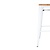 Bolero Taboret barowy z drewnianym siedziskiem 760 mm, Bolero Bistro DW739, biały (4 szt.)