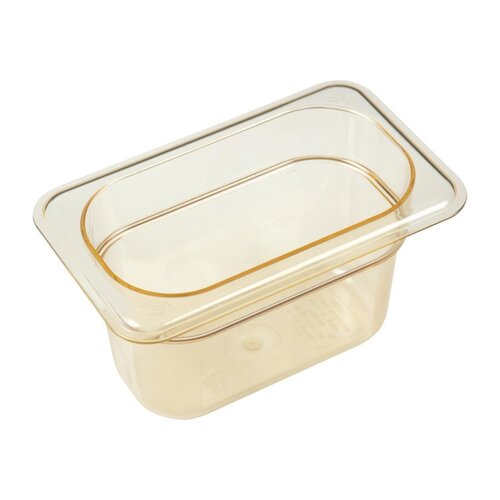 Cambro Pojemnik GN 1/9, 100 mm z poliwęglanu, żółty Cambro HR268 Cambro Pojemnik GN 1/9, 100 mm z poliwęglanu, żółty Cambro HR268