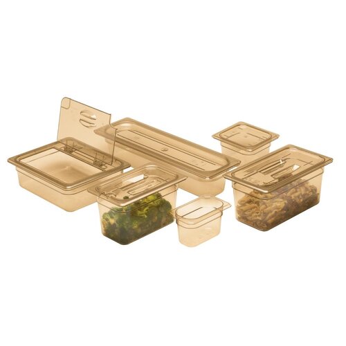 Cambro Pojemnik GN 1/9, 100 mm z poliwęglanu, żółty Cambro HR268 Cambro Pojemnik GN 1/9, 100 mm z poliwęglanu, żółty Cambro HR268