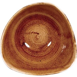 Churchill Miska trójkątna z porcelanyx152 mm, Churchill Stonecast Patina Vintage Copper DR667, brązowa (12 szt.) Churchill Miska trójkątna z porcelanyx152 mm, Churchill Stonecast Patina Vintage Copper DR667, brązowa (12 szt.)