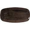 Churchill Półmisek z porcelany 298x153 mm, Churchill Stonecast Patina Black DR658, brązowy (12 szt.)