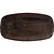 Churchill Półmisek z porcelany 355x189 mm, Churchill Stonecast Patina DR659, brązowy (6 szt.)