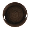 Churchill Talerz płytki Ø260 mm, z porcelany, okrągły, Churchill Stonecast Patina Black DR651 (12 szt.)