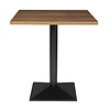 Bolero Stolik barowy kwadratowy 700x700x(h)120 mm, Bolero CH992, brązowy