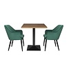 Bolero Stolik barowy kwadratowy 700x700x(h)120 mm, Bolero CH992, brązowy