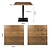 Bolero Stolik barowy kwadratowy 700x700x(h)120 mm, Bolero CH992, brązowy