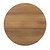 Bolero Stolik barowy okrągły Ø600x(h)750 mm, Bolero CH993, brązowy