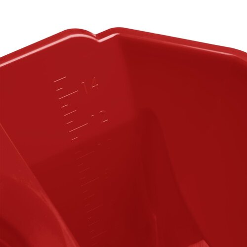 Jantex Wiadro do mopa 16L, 395x285x(h)300 mm, Jantex S222 czerwone Jantex Wiadro do mopa 16L, 395x285x(h)300 mm, Jantex S222 czerwone