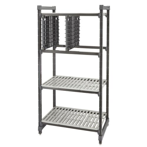 Cambro Regał gastronomiczny z prowadnicami na GN i 2 półkami gretingowymi 626x525x(h)1200 mm, Cambro Universeel FU687 Cambro Regał gastronomiczny z prowadnicami na GN i 2 półkami gretingowymi 626x525x(h)1200 mm, Cambro Universeel FU687
