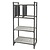 Cambro Regał gastronomiczny z prowadnicami na GN i 2 półkami gretingowymi 626x525x(h)1200 mm, Cambro Universeel FU687