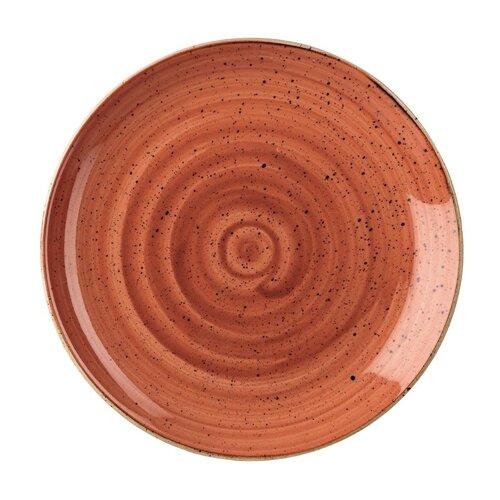 Churchill Talerz płytki Ø295 mm, z porcelany, okrągły, Churchill Stonecast Spiced Orange DK536 (12 szt.)