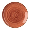 Churchill Talerz płytki Ø200 mm, z porcelany, okrągły, Churchill Stonecast Spiced Orange DK537 (12 szt.)