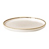 Churchill Talerz płytki z wysokim rantem Ø260 mm, z porcelany, okrągły, Churchill Stonecast Barley White FC161 (6 szt.)