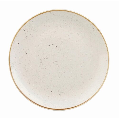Churchill Talerz płytki Ø200 mm, z porcelany, okrągły, Churchill Stonecast Barley White DK519 (12 szt.)