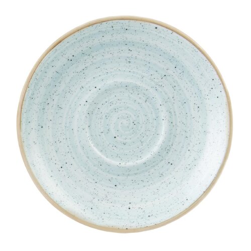 Churchill Spodek do cappuccino Ø185 mm z porcelany, Churchill Stonecast cappuccino DK515, niebieski (12 szt.)