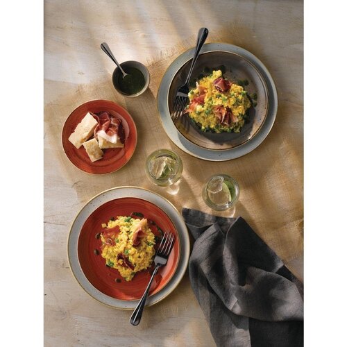 Churchill Talerz płytki Ø295 mm, z porcelany, okrągły, Churchill Stonecast Duck Egg GM686 (12 szt.)